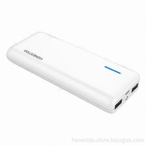 Fast universal mobile phone battery charger with high capacity of 11,000mAh
